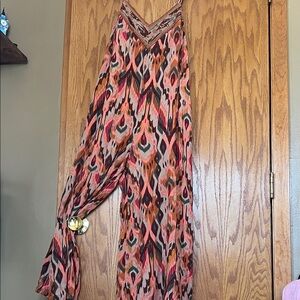 Cato Wide-Leg Printed Jumpsuit in Pink Multi